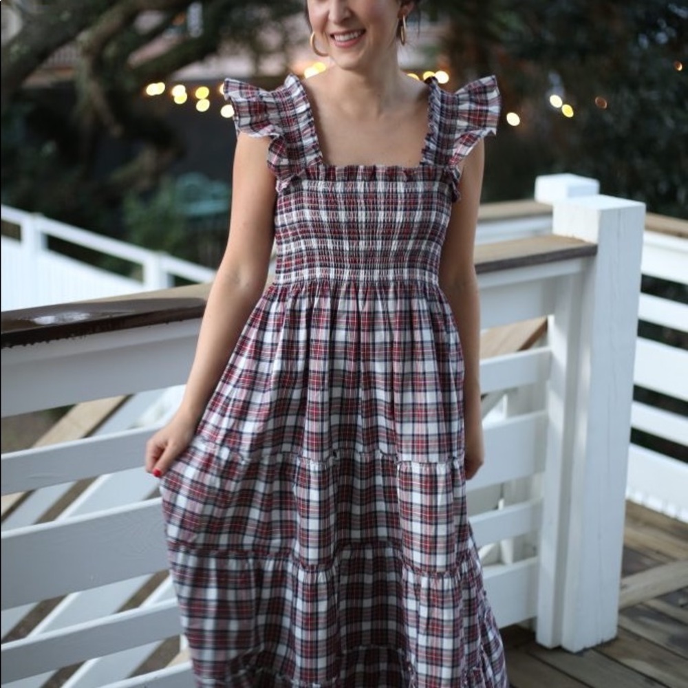 Hill House Multi Tartan Ellie Nap Dress
